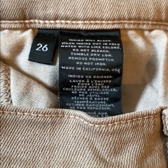 J BRAND TAN STRETCHY JEANS IN A REALLY HARD COLOR TO FIND - Picture 5 of 8